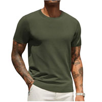 Casual Basic Knit T-Shirt (US Only)